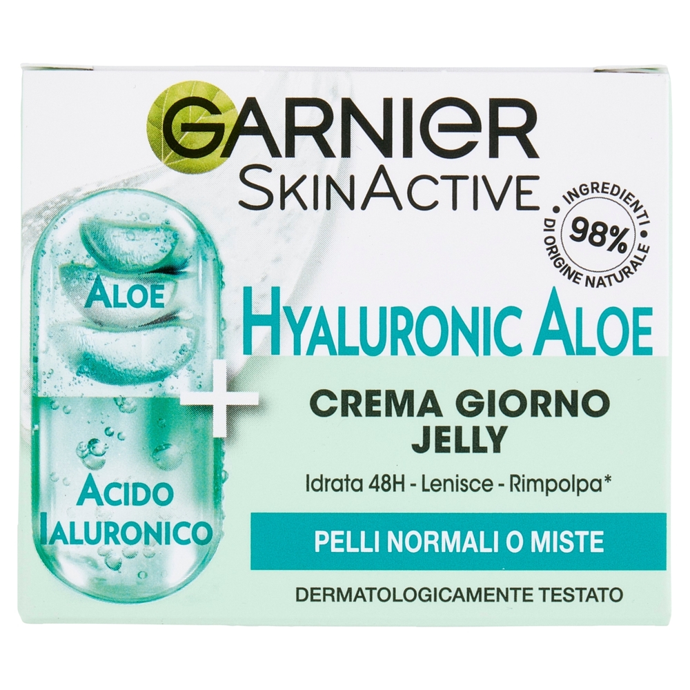Garnier SkinActive Hyaluronic Aloe Crema Giorno Jelly, 50 ml
